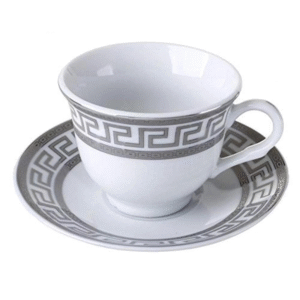 Greek Key Tea Cup Set, view 2