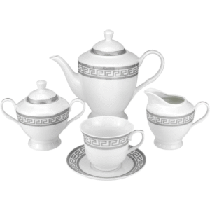 Greek Key Tea Cup Set, view 1