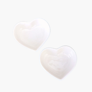 Heart Shaped Dip Bowls, view 1