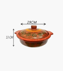 Clay Kadai Handi Pot, view 3