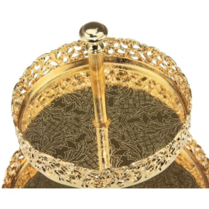 Gold 3 Tier Cake Stand, view 2