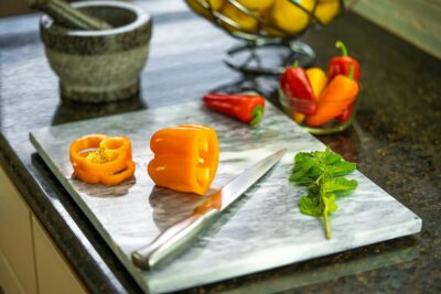 Grey Marble Chopping Board, view 1