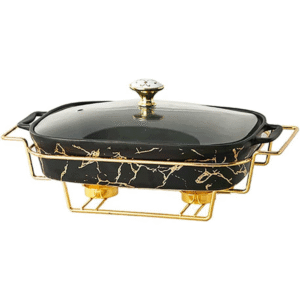 Marble Ceramic Chafing Dishes, view 3