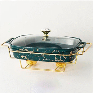Marble Ceramic Chafing Dishes, view 4