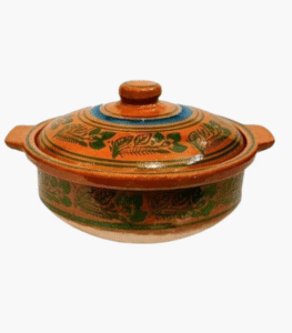 Clay Kadai Handi Pot, view 1