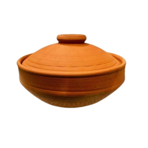 Clay Handi Pot with Lid, view 1