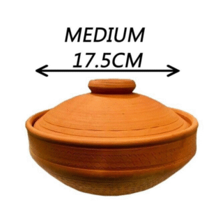 Clay Handi Pot with Lid, view 2