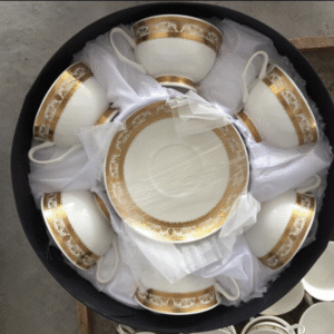 Bone China Tea Cups and Saucers, view 3