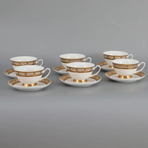 Bone China Tea Cups and Saucers, view 2