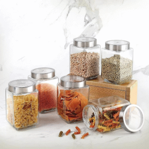 Glass Food Storage Jars, view 1