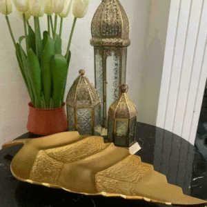 Gold Leaf Serving Tray, view 1