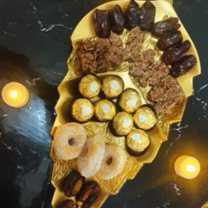 Gold Leaf Serving Tray, view 3