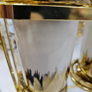 Gold Cutlery Holder, view 4