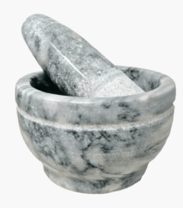 Small Marble Pestle and Mortar, view 1