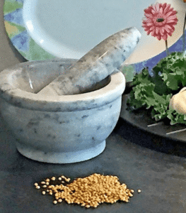 Large Marble Pestle and Mortar, view 1