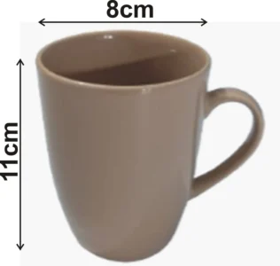 Brown Ceramic Coffee Mugs, view 4