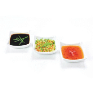 Square Melamine Dip Bowls, view 2