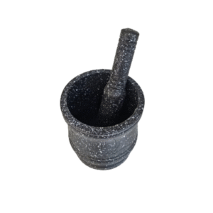 Black Pestle and Mortar, view 2