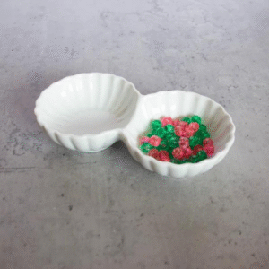 Two Section Porcelain Bowl, view 2