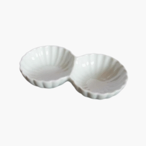 Two Section Porcelain Bowl, view 1