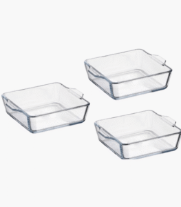 Square Glass Baking Dishes, view 1