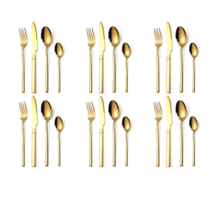 Gold Cutlery Set, view 2