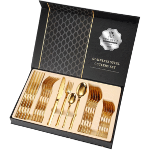 Gold Cutlery Set, view 1