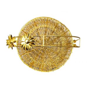 Gold Wire Mesh Baskets, view 4