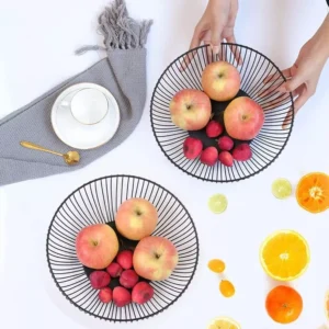 Metal Wire Fruit Bowls, view 4