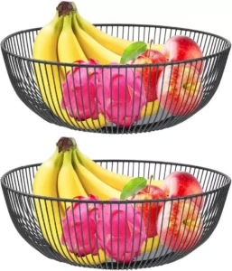 Metal Wire Fruit Bowls, view 2