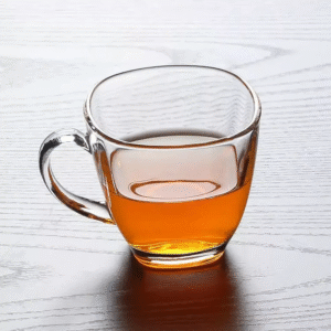 Square Rim Glass Mugs, view 1