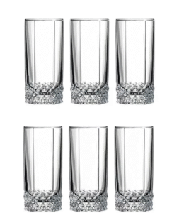 Tall Crystal Tumblers, view 1