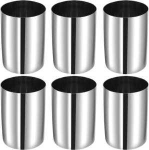 Stainless Steel Juice Glasses, view 3