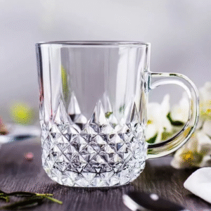 Deli Crystal Glass Mugs, view 3