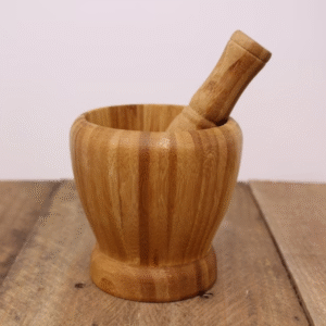 Wooden Pestle and Mortar, view 4
