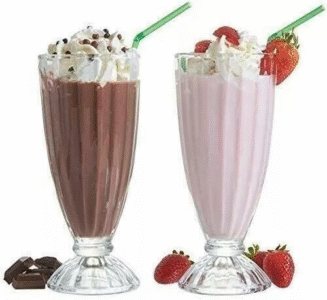 Milkshake Glasses Set of 12, view 1