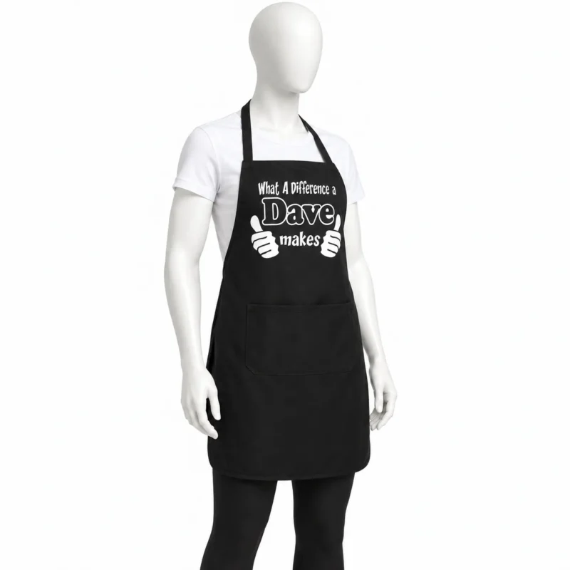 Dave Black Chef Apron - Dave Black Chef Apron – Personalized Fun Workwear for the Kitchen