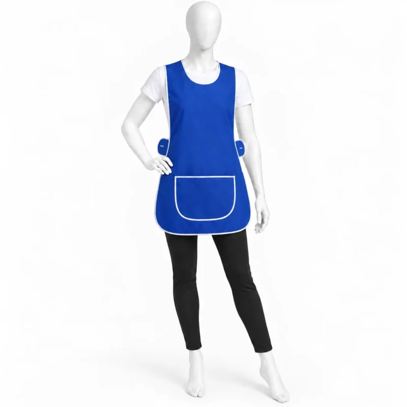 Royal Blue Tabard in Bulk - Royal Blue Tabard in Bulk | Professional Workwear (view 2)
