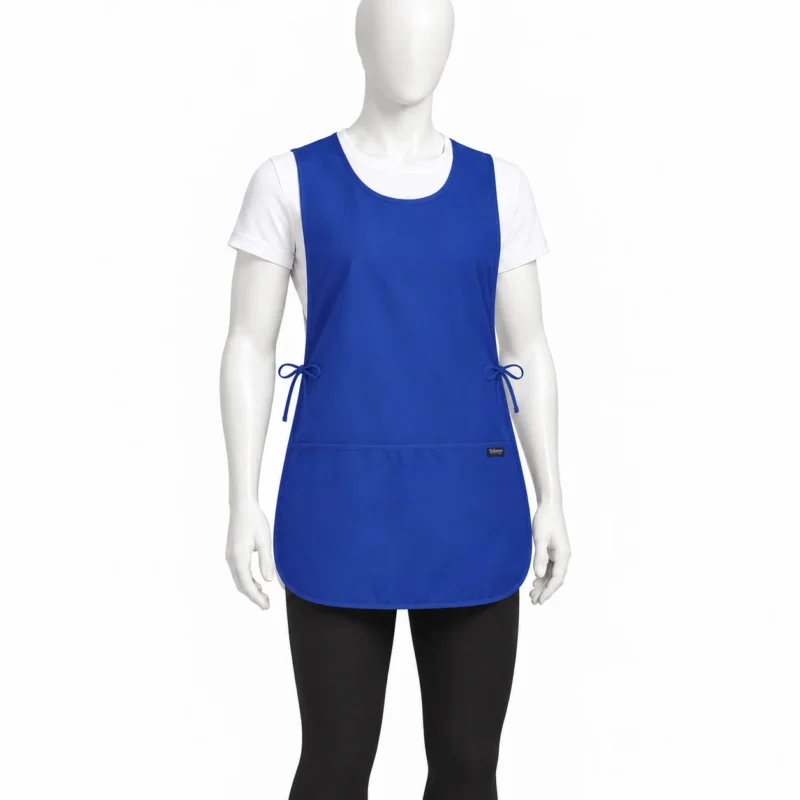 Royal Blue Cobbler Apron - Royal Blue Cobbler Apron – Premium Workwear for Professional Use (view 3)