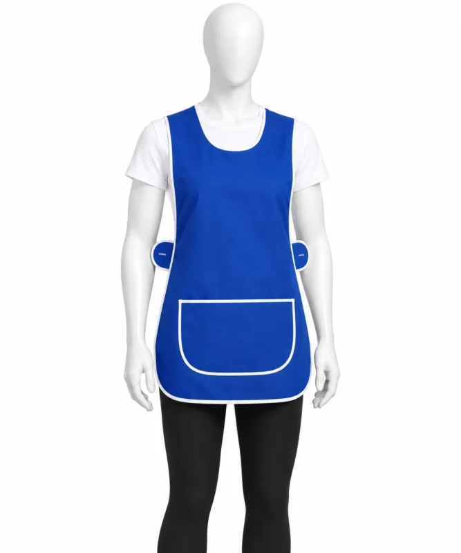 Royal Blue Tabard in Bulk - Royal Blue Tabard in Bulk | Professional Workwear (view 3)