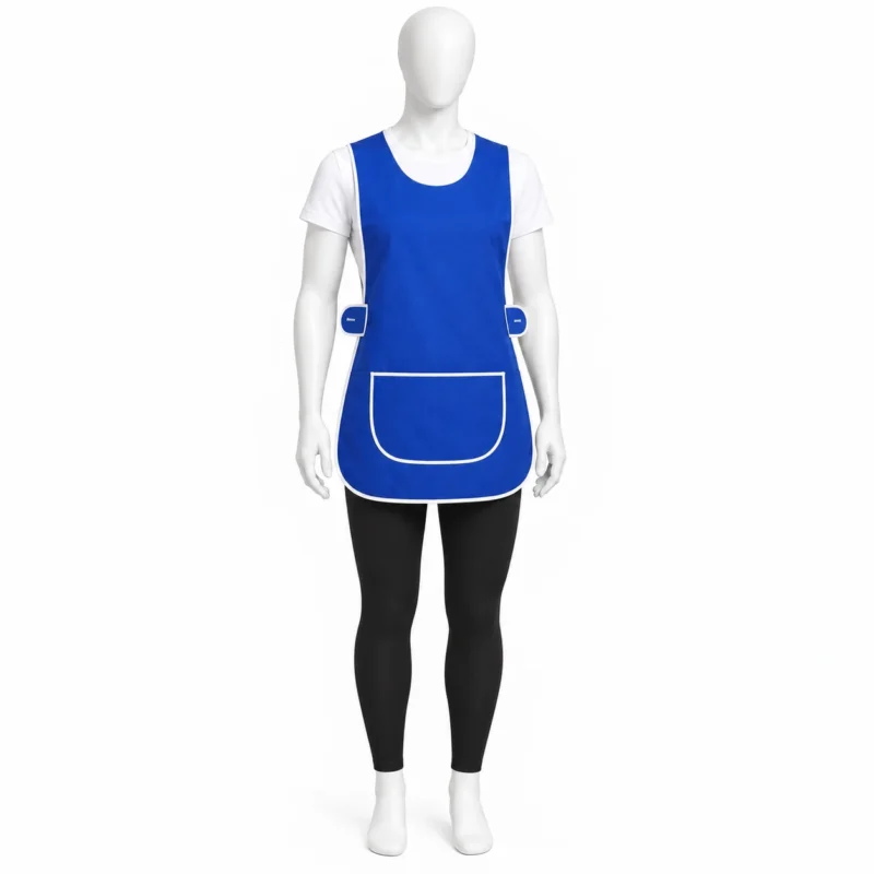 Royal Blue Tabard in Bulk - Royal Blue Tabard in Bulk | Professional Workwear (view 4)