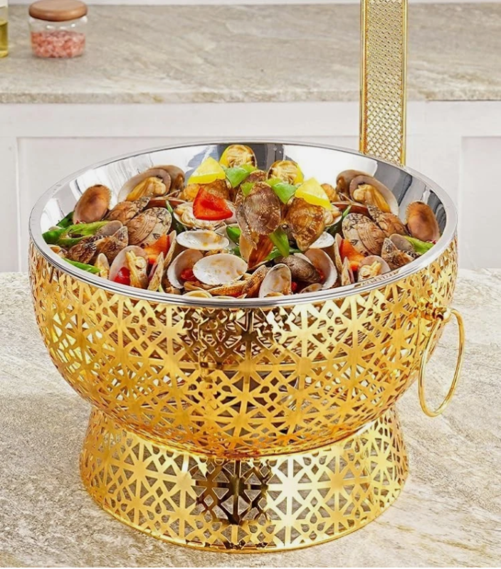 Luxury Gold Chafing Dish Buffet - Luxury Gold Chafing Dish Buffet (view 3)