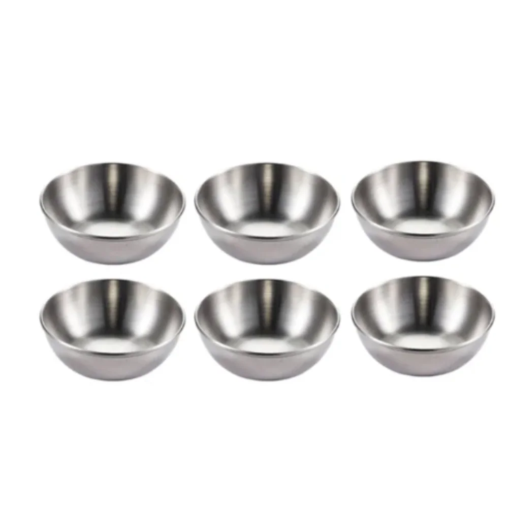 6-Pcs-small-stainless-steel-sauce-dishesdipping-bowls-Silver-Gold