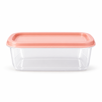 5 Food Storage Container with Colour CODED LID, 3L, 2L, 1.2L, 0.7L, 0.4L BPA FREE