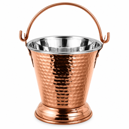 Great quality steel serving copper bucket 11 cm