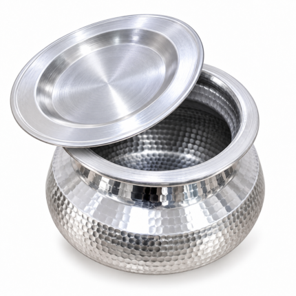 Great Aluminium Degchi Pot with Lid in 3 sizes