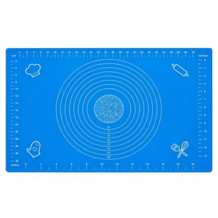 Large Non-Stick silicone Pastry mat with Measurement for baking and cooking.