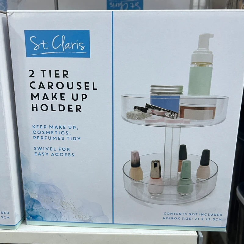 Luxury 2-Tier Makeup Holder
