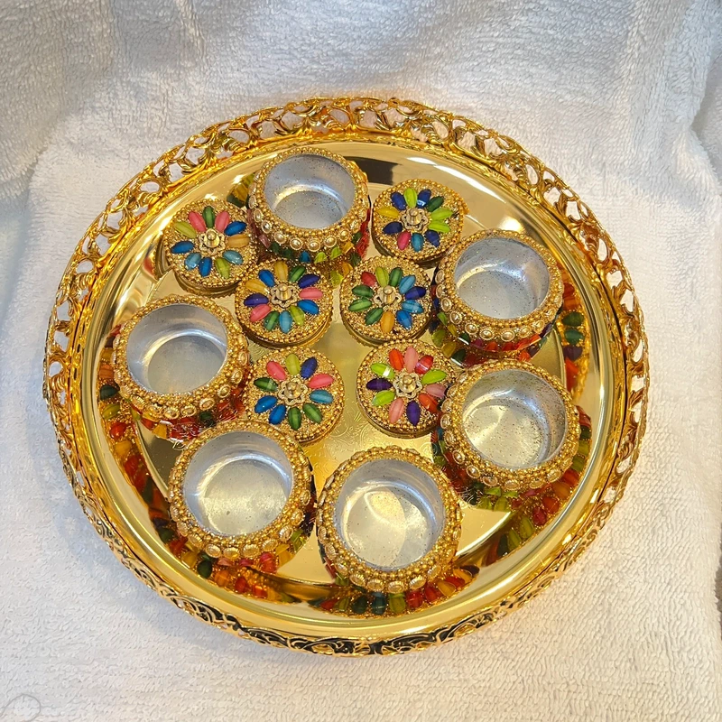 Luxury Stainless Steel Gold Tray