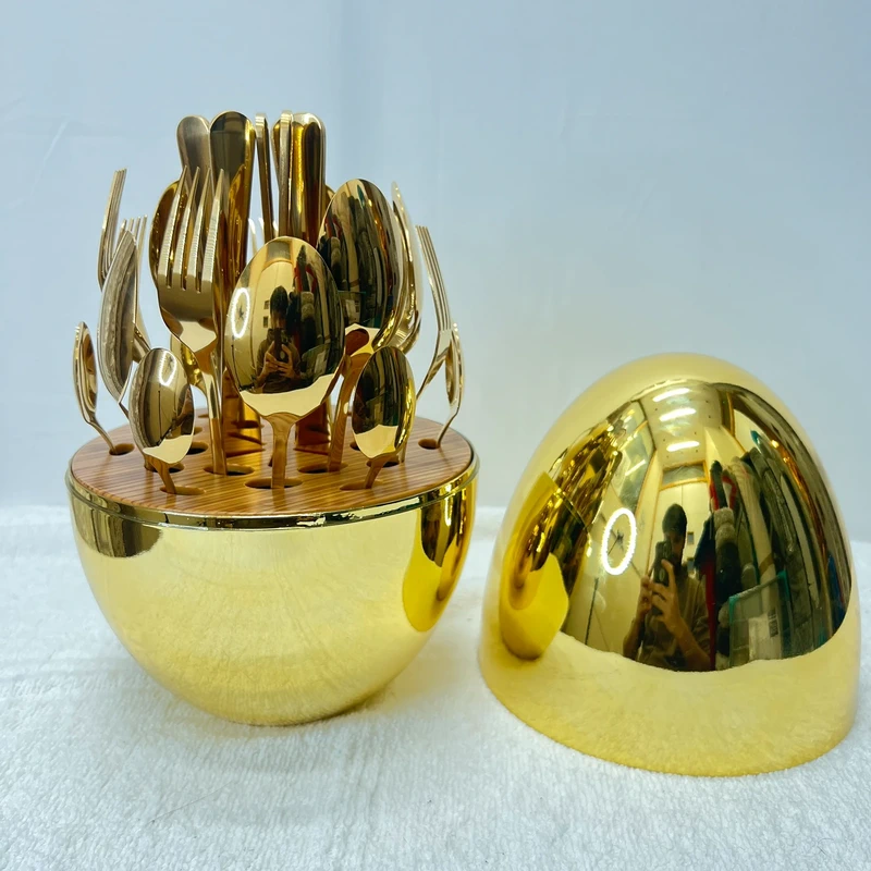 Luxury Egg Shape Stainless Steel